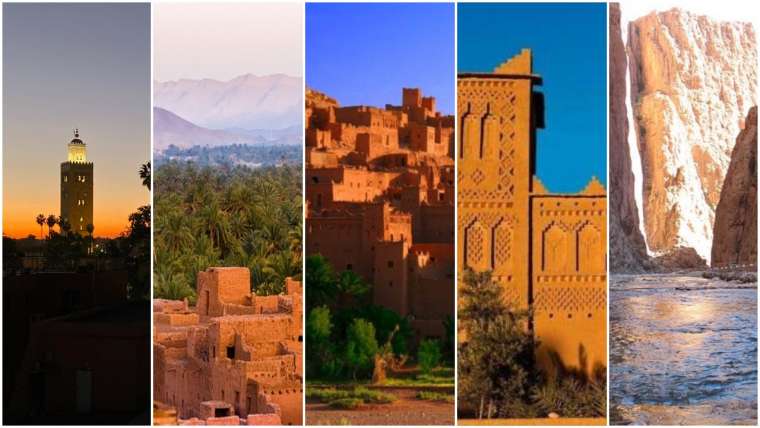 Day 1: Marrakesh – Ait Ben Haddou Kasbah – Ouarzazate – Skoura – Gorge Todra