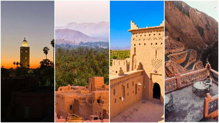 Day 1 : Marrakech – Ait Ben Haddou  – Skoura – Boumalen Dades